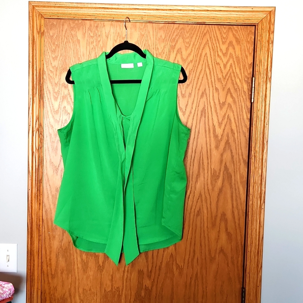 New York & Company dressy tank,  size xl in green.
